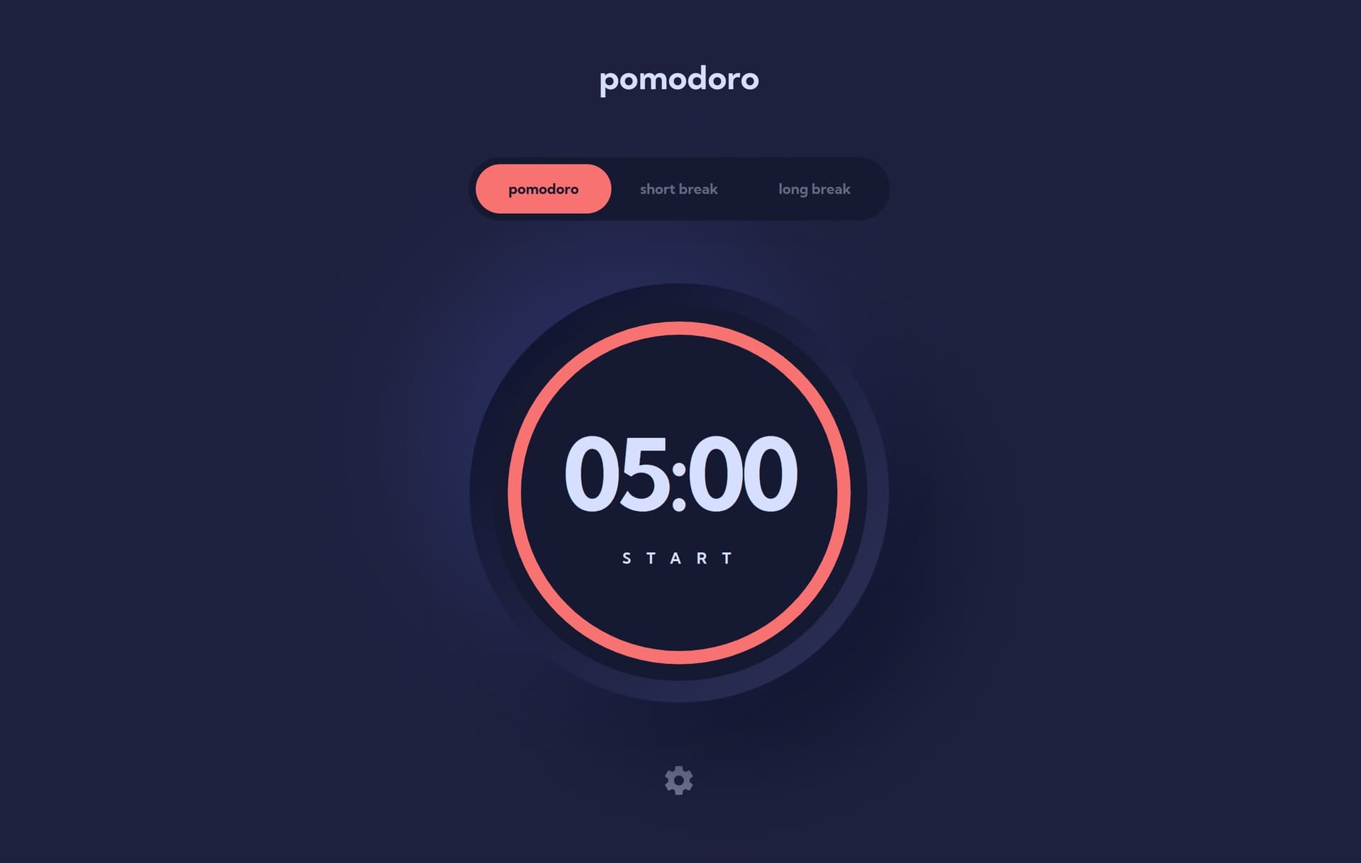 'Pomodoro' app picture.